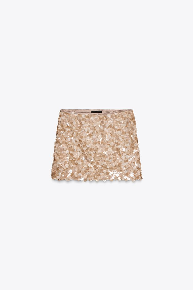 Cleo™ | High-Waisted Sequin Skirt