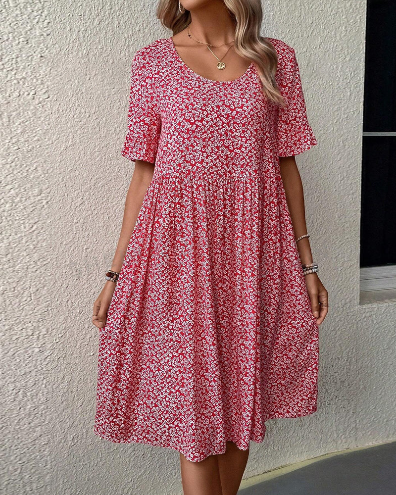 Anna™ | Elegantes Midikleid mit Blumenmuster