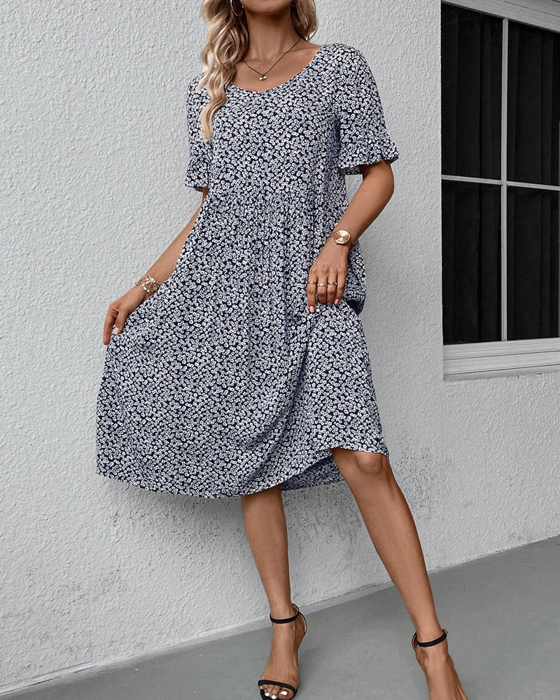Anna™ | Elegantes Midikleid mit Blumenmuster