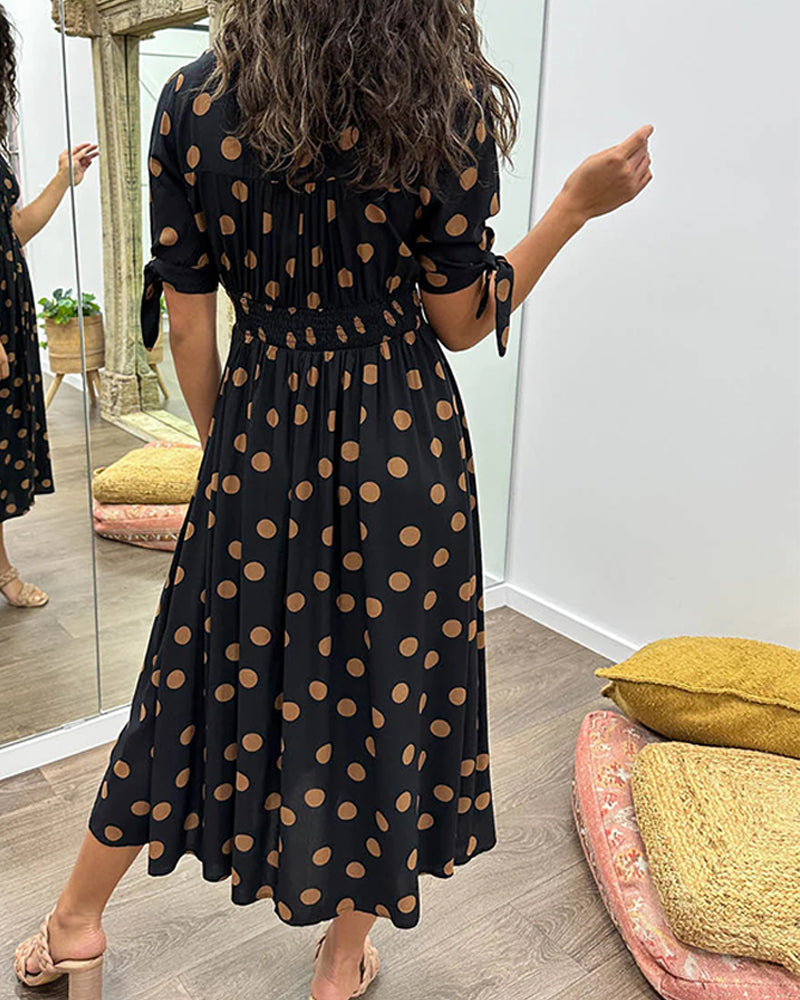 Monique™ | Elegantes Kleid mit Polka-Dots