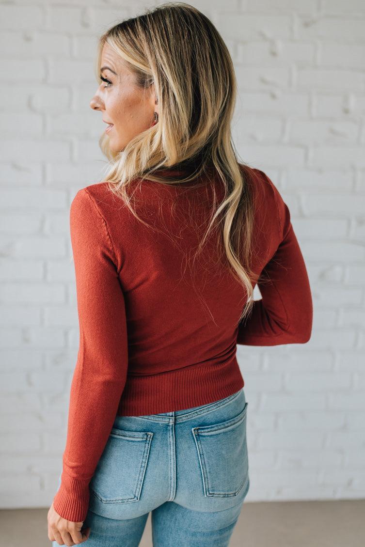 Susie™ | Strickpullover mit Knopfleiste & Schulterdetails
