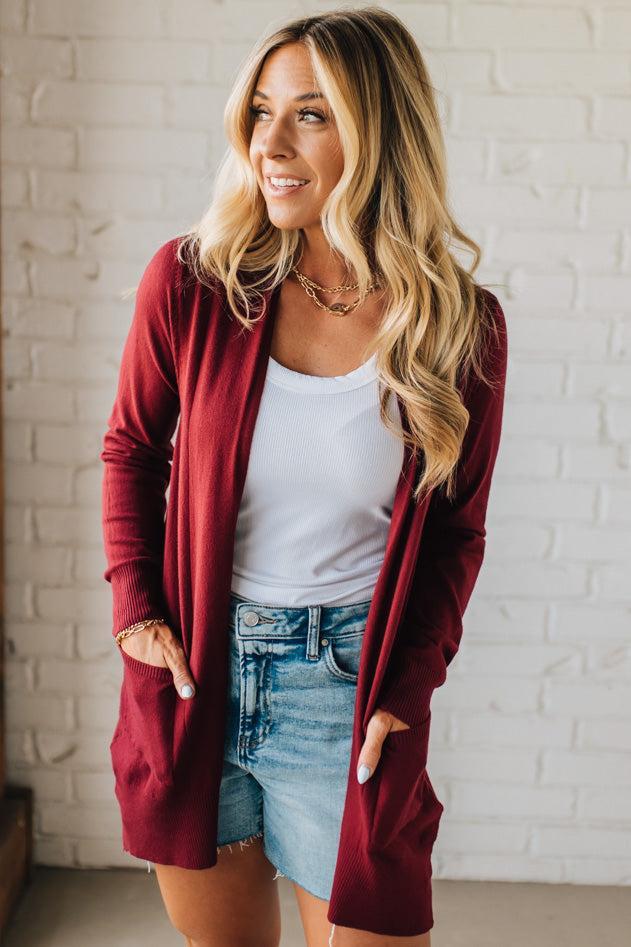 Amara Luxe™ | Ultraweiche Lange Strickjacke mit Taschen