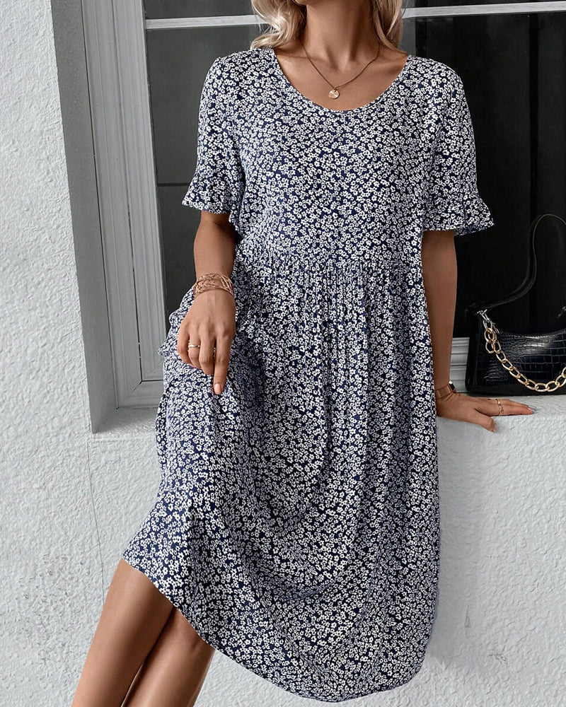 Anna™ | Elegantes Midikleid mit Blumenmuster