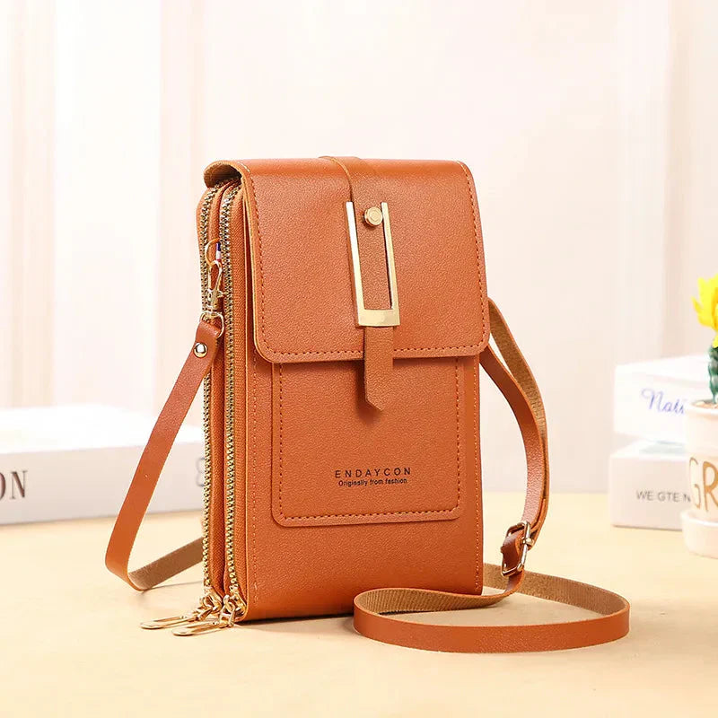 Afton™ | Handytasche mit Touchscreen und Schulterriemen
