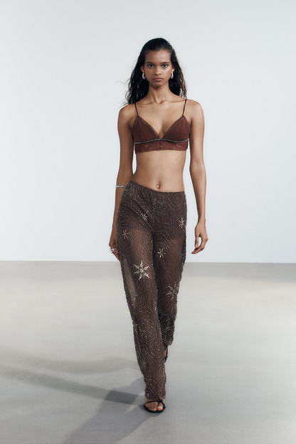 Devora™ | Sequin Festival Trousers