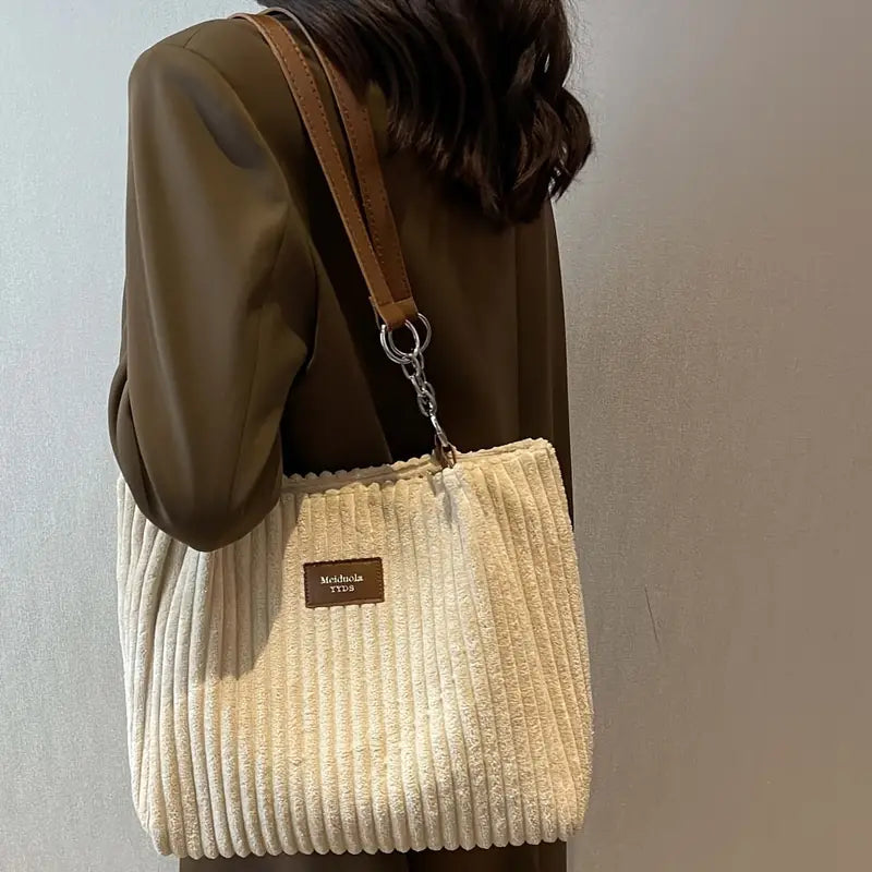 Maria™ | Modische Cord Tote Bag