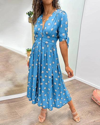 Monique™ | Elegantes Kleid mit Polka-Dots