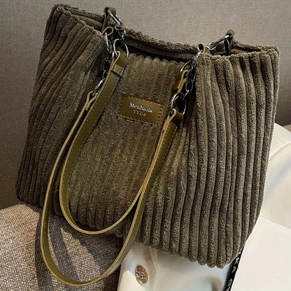 Maria™ | Modische Cord Tote Bag