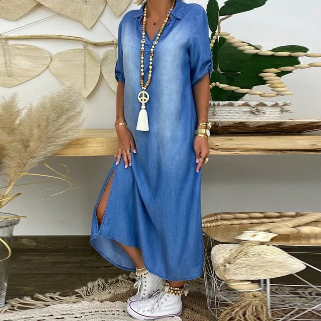 Anne™ | Jeans-Maxikleid