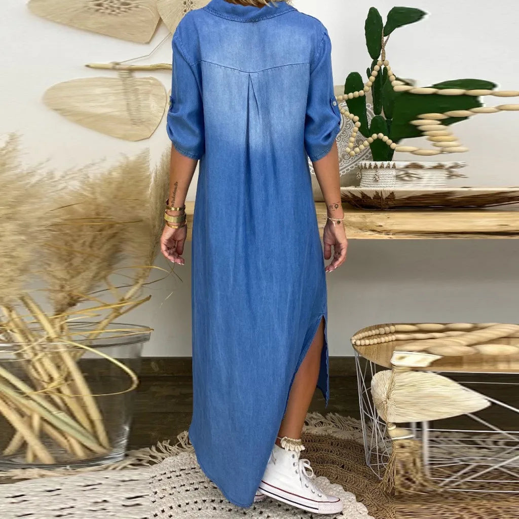 Anne™ | Jeans-Maxikleid