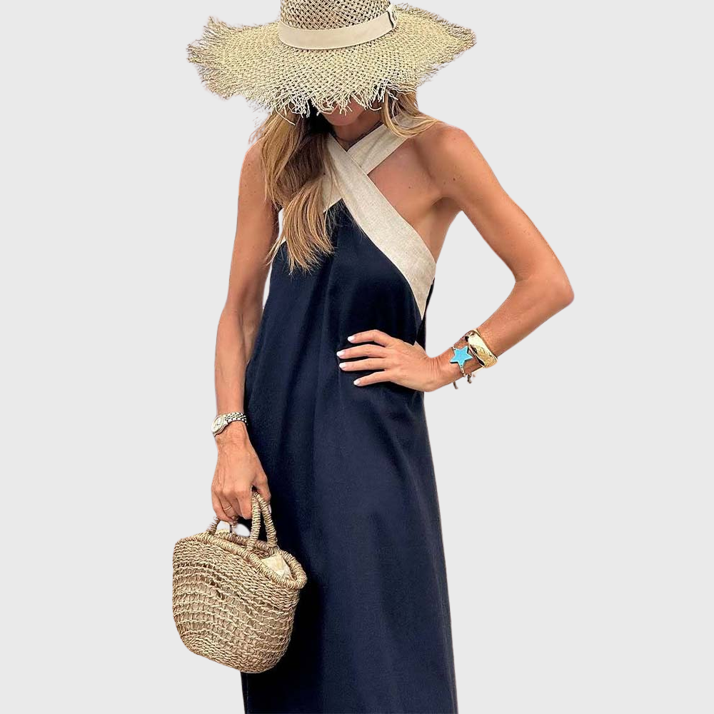 NeckCross™ | Kleid mit gekreuztem Ausschnitt