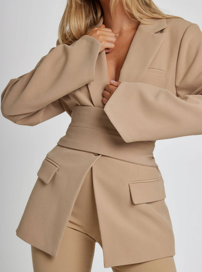 Elena™ | Belted Blazer