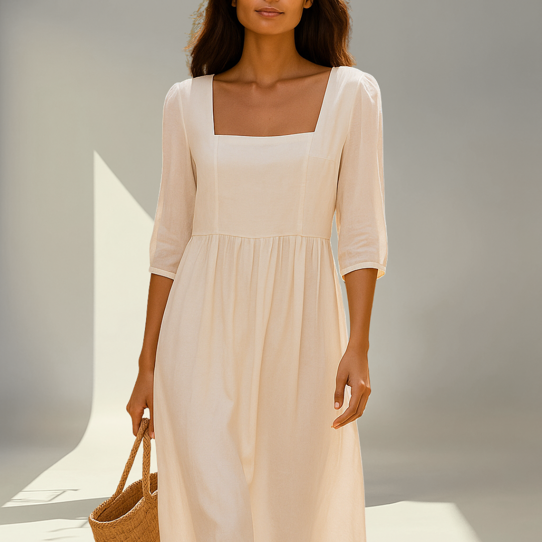 Lunelle™ | Luftiges Sommerkleid aus Leinen