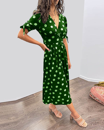 Monique™ | Elegantes Kleid mit Polka-Dots