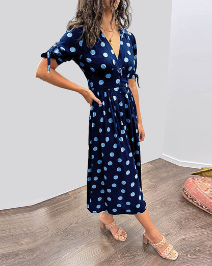 Monique™ | Elegantes Kleid mit Polka-Dots