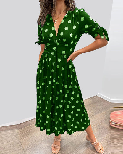 Monique™ | Elegantes Kleid mit Polka-Dots