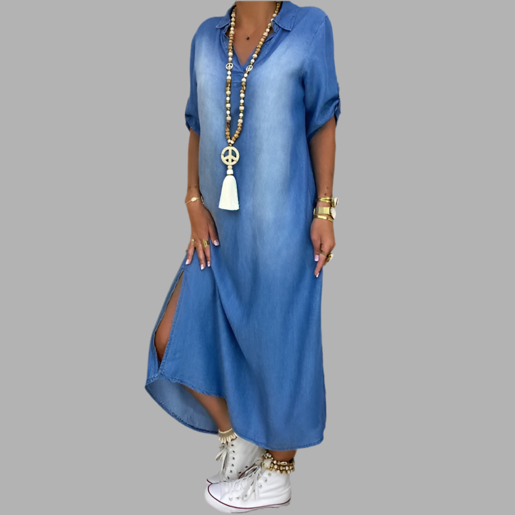 Anne™ | Jeans-Maxikleid