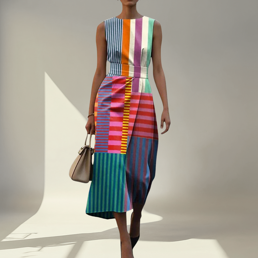 Amy™ | Geometrisches Kleid mit modernem Design