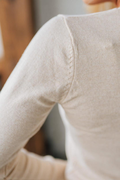 Susie™ | Strickpullover mit Knopfleiste & Schulterdetails