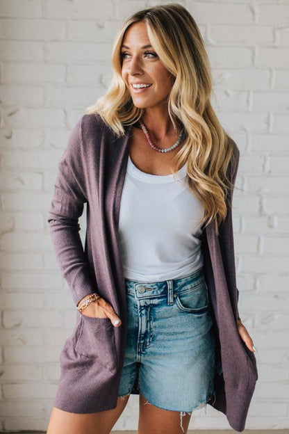 Amara Luxe™ | Ultraweiche Lange Strickjacke mit Taschen
