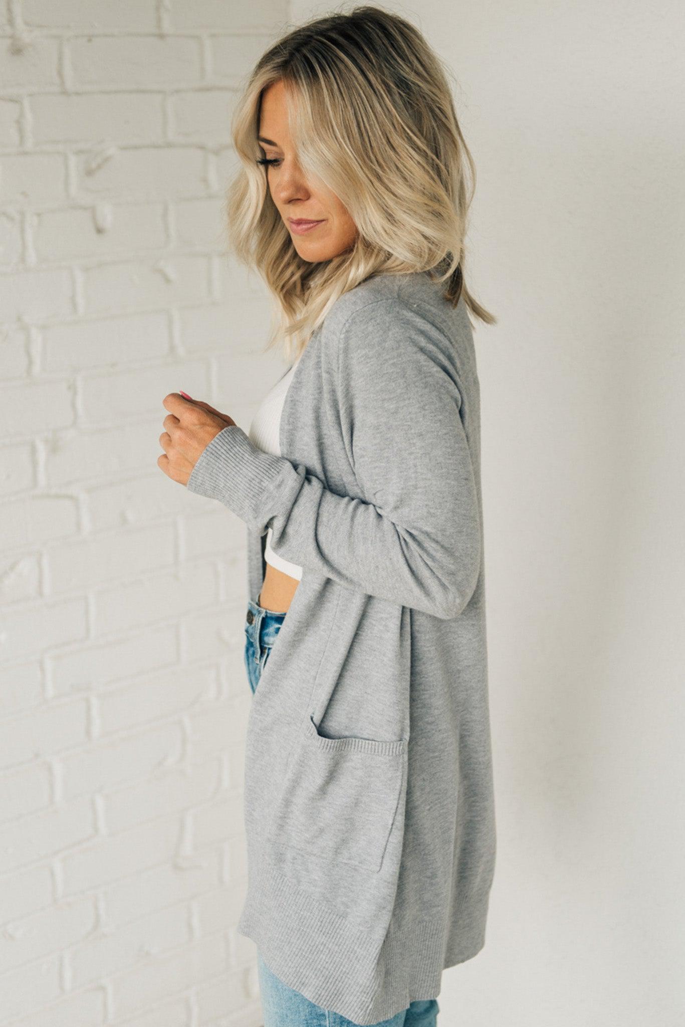 Amara Luxe™ | Ultraweiche Lange Strickjacke mit Taschen
