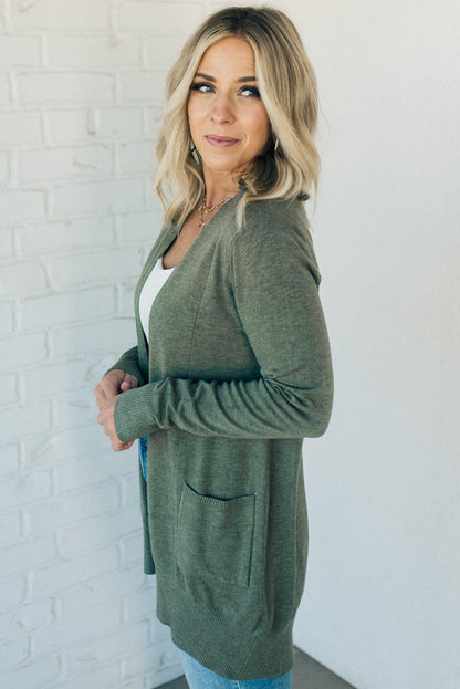 Amara Luxe™ | Ultraweiche Lange Strickjacke mit Taschen