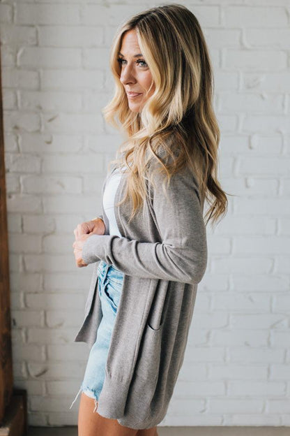 Amara Luxe™ | Ultraweiche Lange Strickjacke mit Taschen
