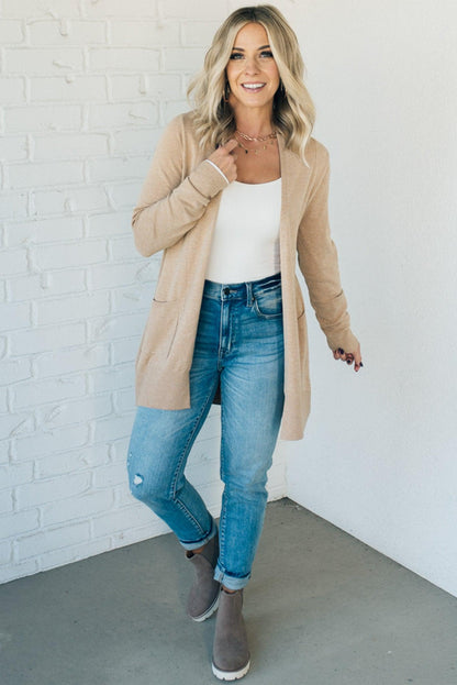 Amara Luxe™ | Ultraweiche Lange Strickjacke mit Taschen