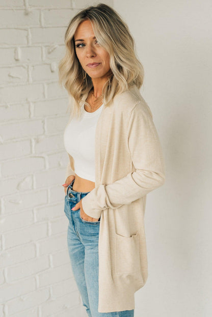 Amara Luxe™ | Ultraweiche Lange Strickjacke mit Taschen
