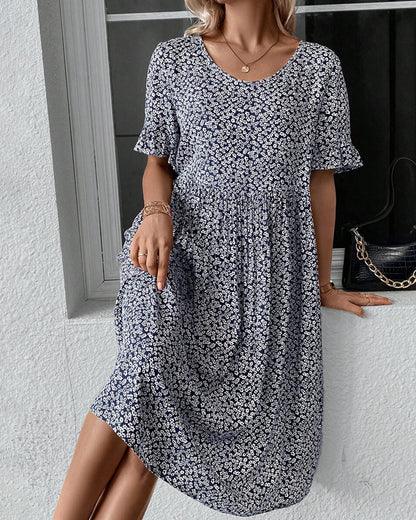 Anna™ | Elegantes Midikleid mit Blumenmuster