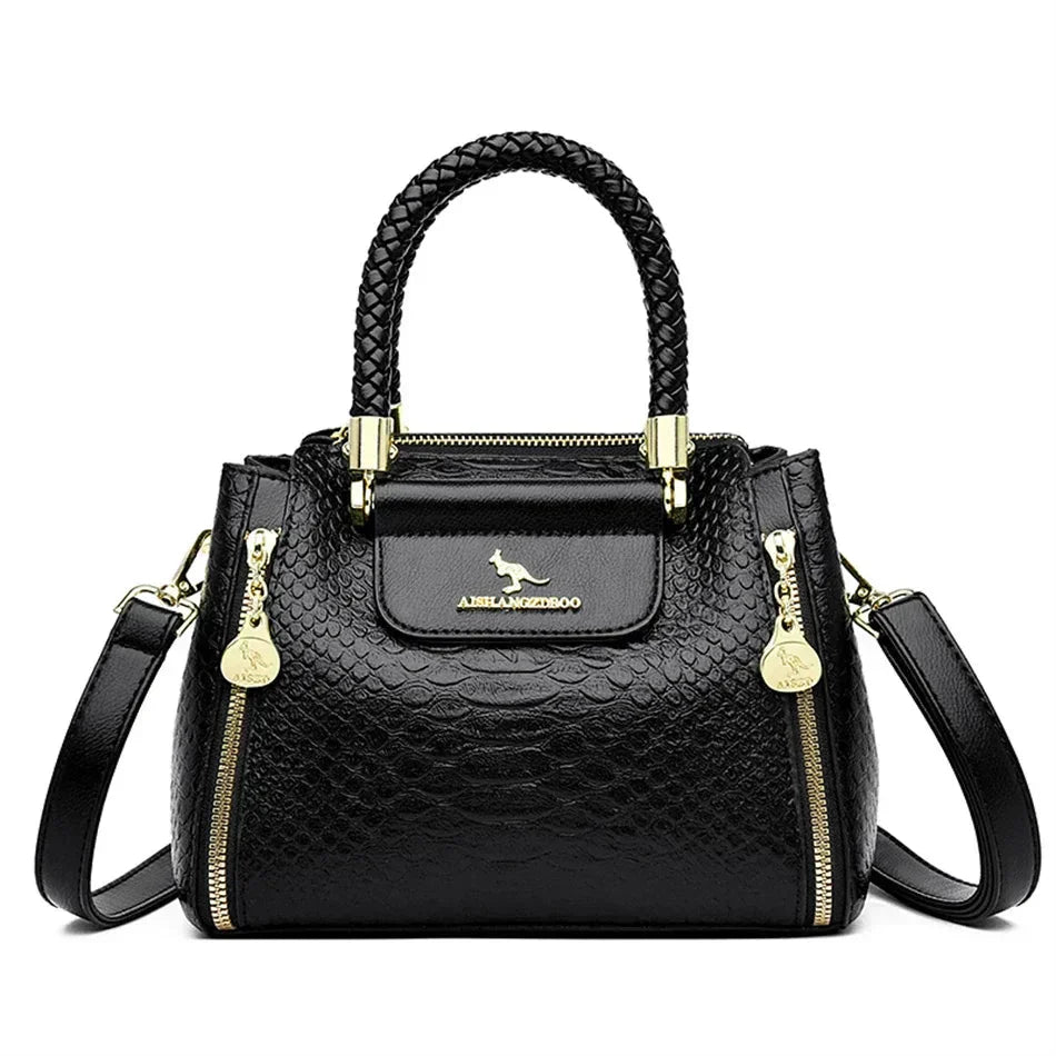 Sage™ | Geräumige Designer-Tasche aus veganem Leder