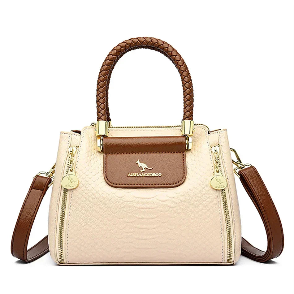 Sage™ | Geräumige Designer-Tasche aus veganem Leder