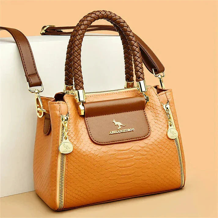 Sage™ | Geräumige Designer-Tasche aus veganem Leder