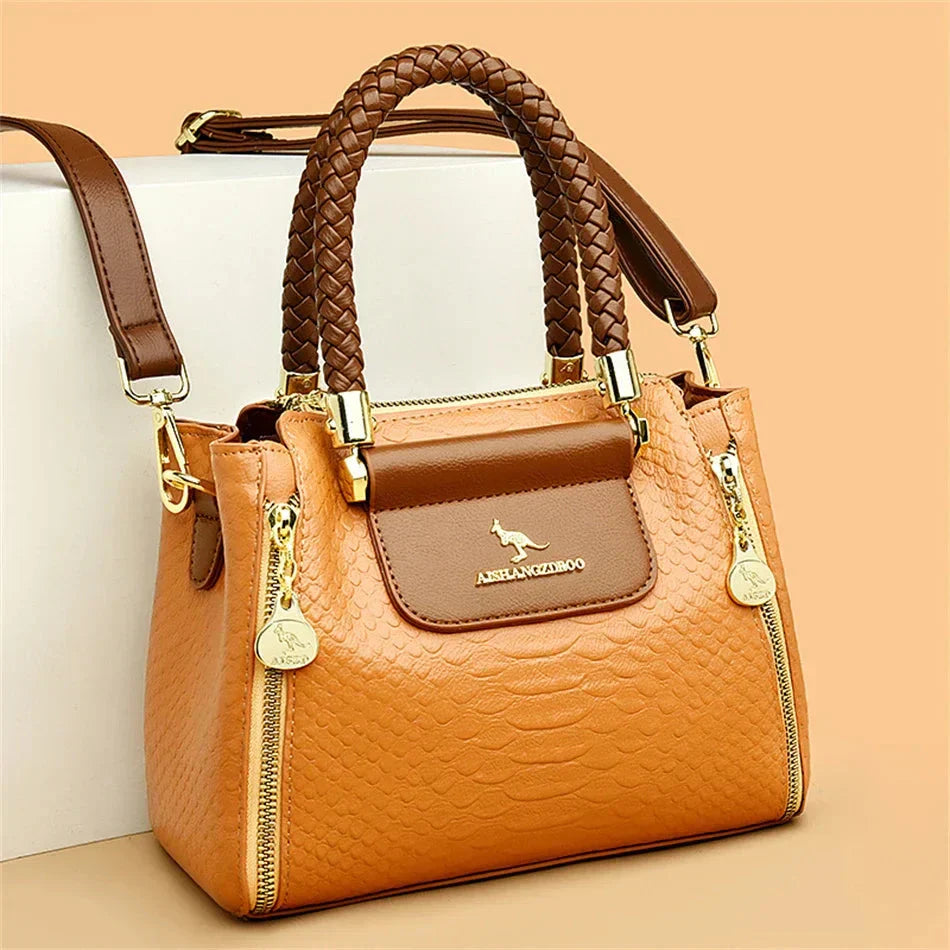 Sage™ | Geräumige Designer-Tasche aus veganem Leder
