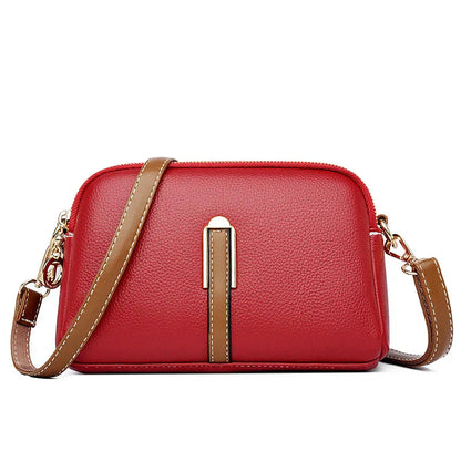 Penelope™ | Kompakte Schultertasche aus weichem Leder