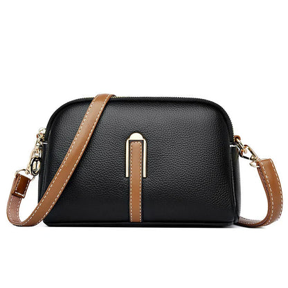 Penelope™ | Kompakte Schultertasche aus weichem Leder