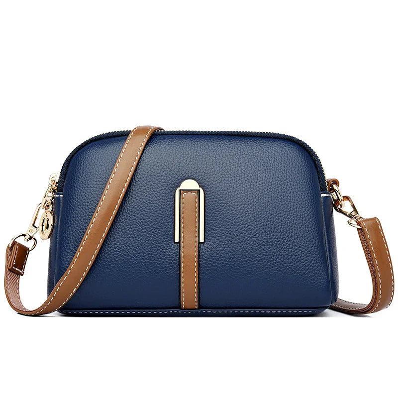 Penelope™ | Kompakte Schultertasche aus weichem Leder