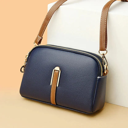 Penelope™ | Kompakte Schultertasche aus weichem Leder