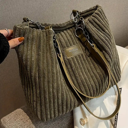Maria™ | Modische Cord Tote Bag