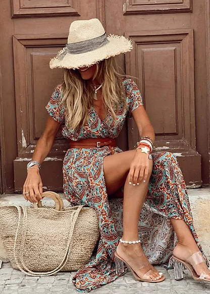 Sybella™ | Fließendes Boho-Maxikleid