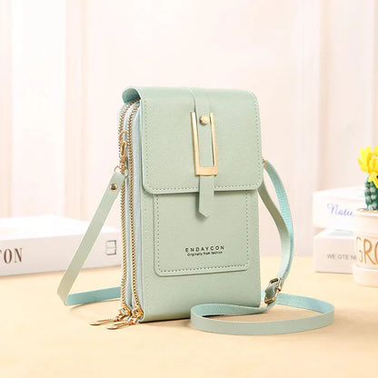 Afton™ | Handytasche mit Touchscreen und Schulterriemen
