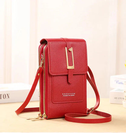 Afton™ | Handytasche mit Touchscreen und Schulterriemen
