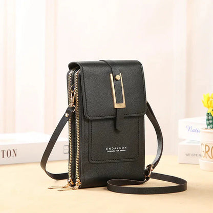 Afton™ | Handytasche mit Touchscreen und Schulterriemen
