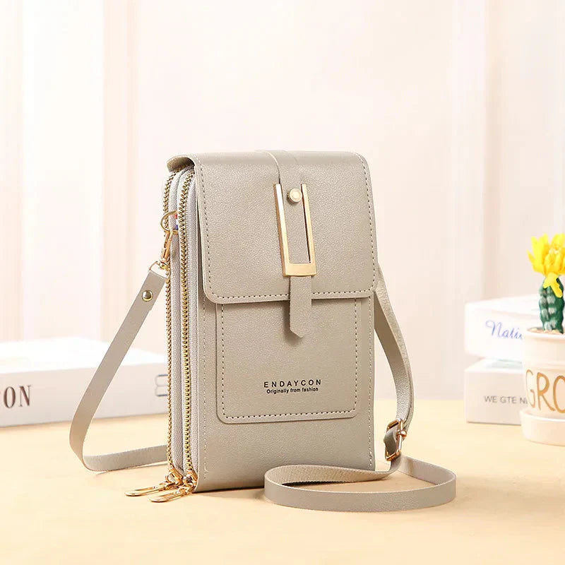 Afton™ | Handytasche mit Touchscreen und Schulterriemen