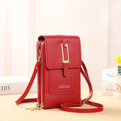 Afton™ | Handytasche mit Touchscreen und Schulterriemen